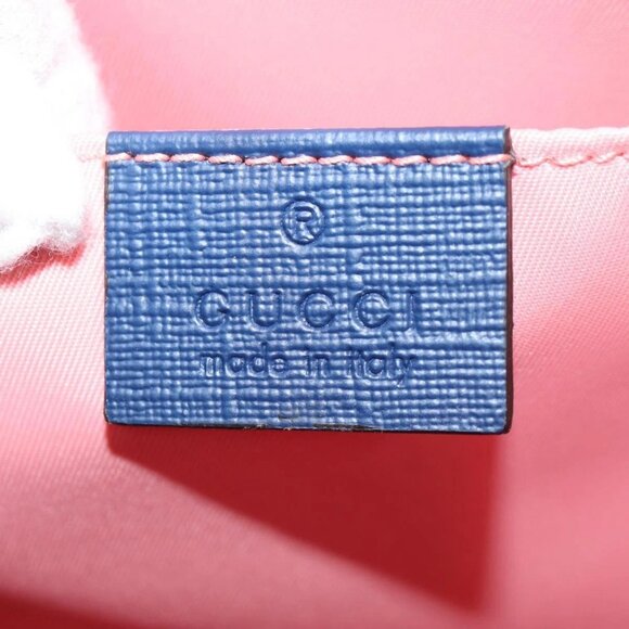 GUCCI GG Supreme Children's Hand Bag PVC Pink Silver 605614 Auth 116571AM - Picture 10 of 16